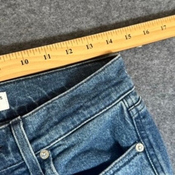 AYR Wide Leg Secret Sauce Comfort Stretch Jeans Size 28S Med Wash Lux Denim Boho - Picture 9 of 13